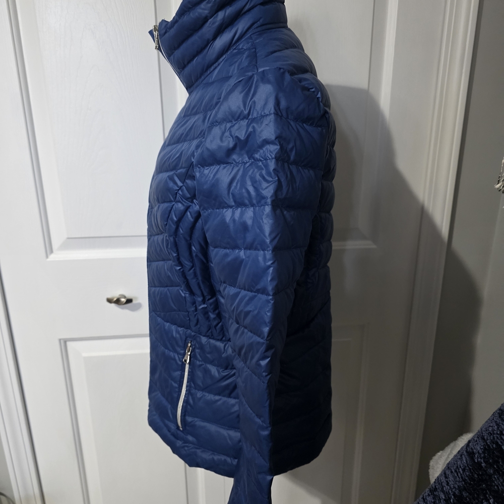 Kenneth Cole Reaction Navy Puffer Jacket - Picture 2 of 7